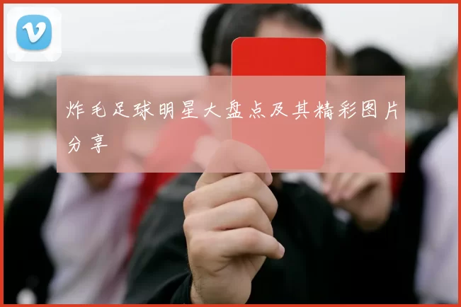 炸毛足球明星大盘点及其精彩图片分享