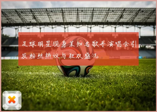 足球明星现身某知名歌手演唱会引发粉丝热议与狂欢盛况